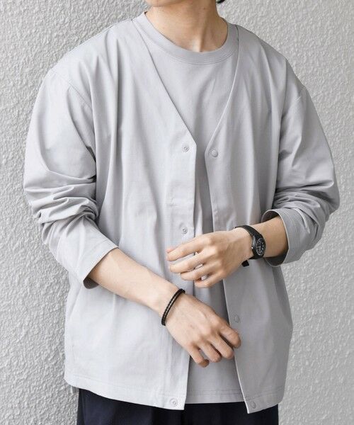 SHIPS / シップス Tシャツ | 【WEB限定】SHIPS any:〈吸水速乾/UVカット〉3点セットアップ  Tシャツ＆カーディガン＆パンツ◆ | 詳細2