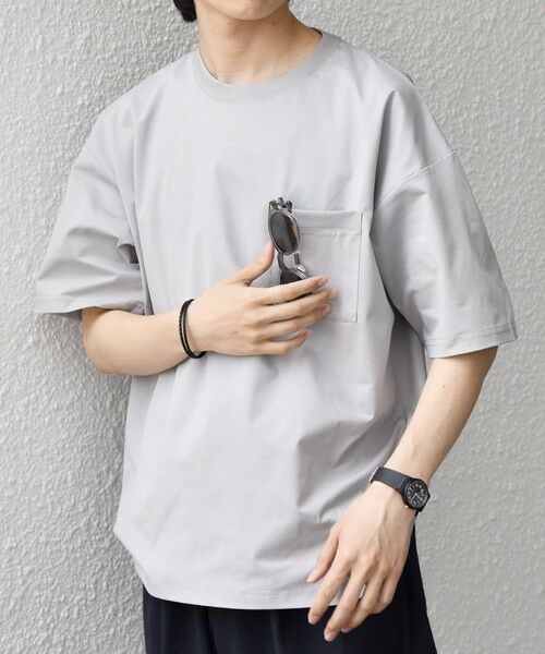 SHIPS / シップス Tシャツ | 【WEB限定】SHIPS any:〈吸水速乾/UVカット〉3点セットアップ  Tシャツ＆カーディガン＆パンツ◆ | 詳細4