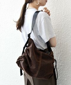 SHIPS / シップス ショルダーバッグ | 《予約》SHIPS any: ラメ サイド ギャザー ドロスト ショルダー バッグ