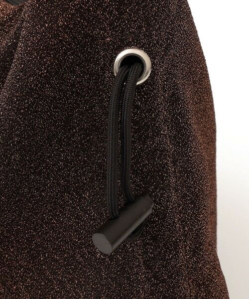 SHIPS / シップス ショルダーバッグ | 《予約》SHIPS any: ラメ サイド ギャザー ドロスト ショルダー バッグ | 詳細11