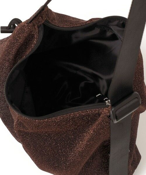 SHIPS / シップス ショルダーバッグ | 《予約》SHIPS any: ラメ サイド ギャザー ドロスト ショルダー バッグ | 詳細13