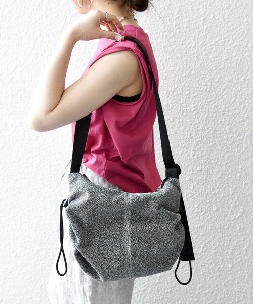 SHIPS / シップス ショルダーバッグ | 《予約》SHIPS any: ラメ サイド ギャザー ドロスト ショルダー バッグ | 詳細16