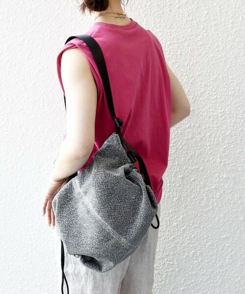 SHIPS / シップス ショルダーバッグ | 《予約》SHIPS any: ラメ サイド ギャザー ドロスト ショルダー バッグ | 詳細17
