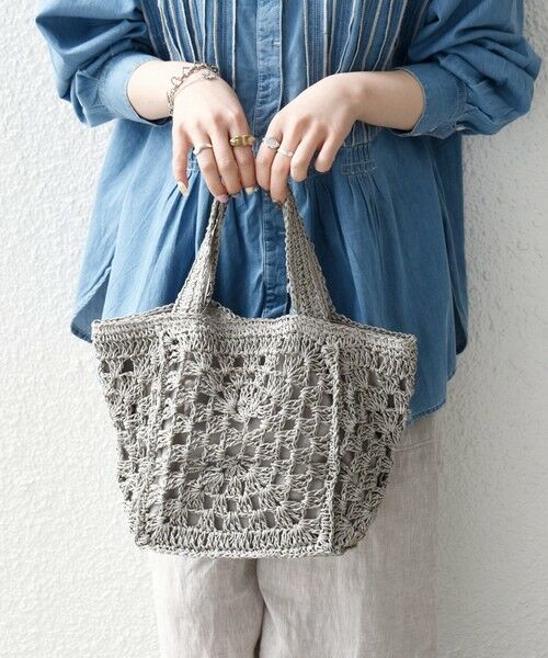 SHIPS / シップス トートバッグ | 《予約》SHIPS any: ペーパー スクエア トート バッグ | 詳細1