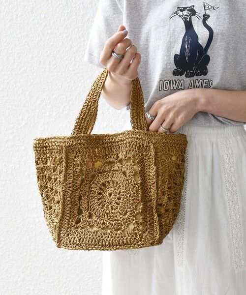 SHIPS / シップス トートバッグ | 《予約》SHIPS any: ペーパー スクエア トート バッグ | 詳細6