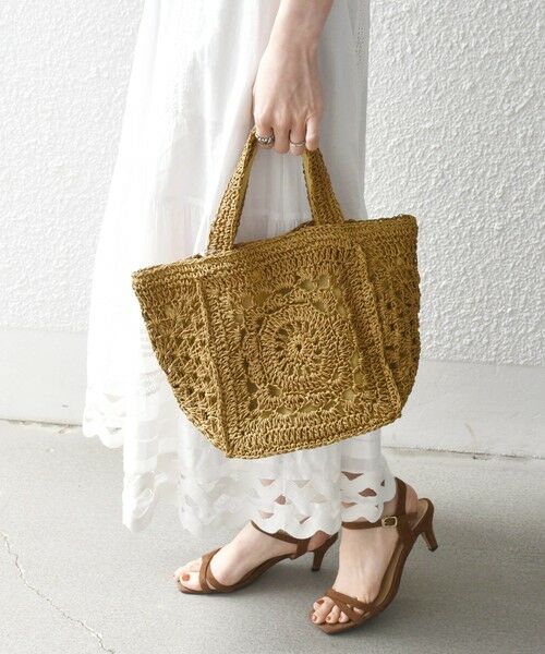 SHIPS / シップス トートバッグ | 《予約》SHIPS any: ペーパー スクエア トート バッグ | 詳細7