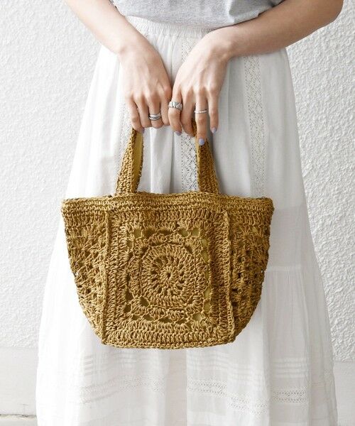 SHIPS / シップス トートバッグ | 《予約》SHIPS any: ペーパー スクエア トート バッグ | 詳細8