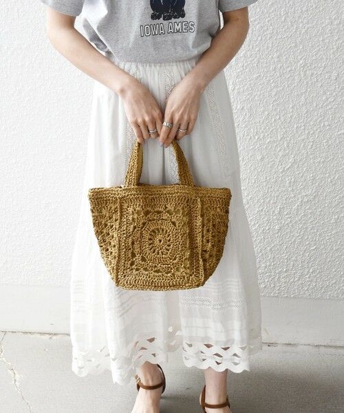 SHIPS / シップス トートバッグ | 《予約》SHIPS any: ペーパー スクエア トート バッグ | 詳細9