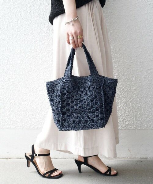 SHIPS / シップス トートバッグ | 《予約》SHIPS any: ペーパー スクエア トート バッグ | 詳細17