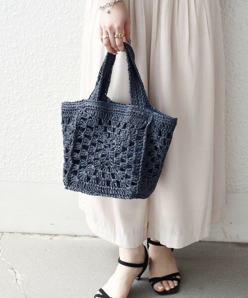 SHIPS / シップス トートバッグ | 《予約》SHIPS any: ペーパー スクエア トート バッグ | 詳細18