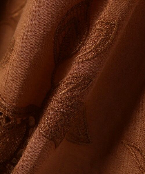 SHIPS / シップス シャツ・ブラウス | 《予約》SHIPS any:〈手洗い可能〉コットン レース ヘム キーネック ギャザー ブラウス | 詳細28