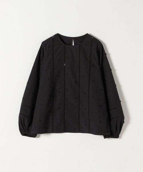 SHIPS / シップス シャツ・ブラウス | 《予約》【WEB限定】SHIPS any:〈洗濯機可能〉フラワー モチーフ ハシゴレース クルーネック ブラウス 2 | 詳細8