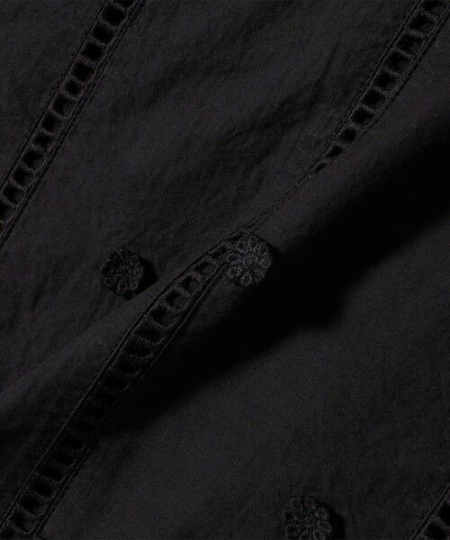 SHIPS / シップス シャツ・ブラウス | 《予約》【WEB限定】SHIPS any:〈洗濯機可能〉フラワー モチーフ ハシゴレース クルーネック ブラウス 2 | 詳細9