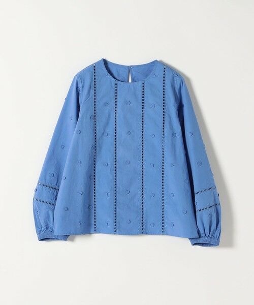 SHIPS / シップス シャツ・ブラウス | 《予約》【WEB限定】SHIPS any:〈洗濯機可能〉フラワー モチーフ ハシゴレース クルーネック ブラウス 2 | 詳細17