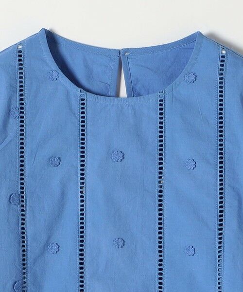 SHIPS / シップス シャツ・ブラウス | 《予約》【WEB限定】SHIPS any:〈洗濯機可能〉フラワー モチーフ ハシゴレース クルーネック ブラウス 2 | 詳細19