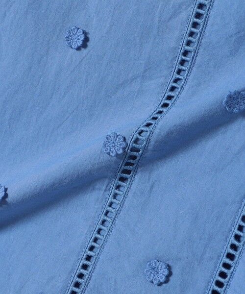 SHIPS / シップス シャツ・ブラウス | 《予約》【WEB限定】SHIPS any:〈洗濯機可能〉フラワー モチーフ ハシゴレース クルーネック ブラウス 2 | 詳細23