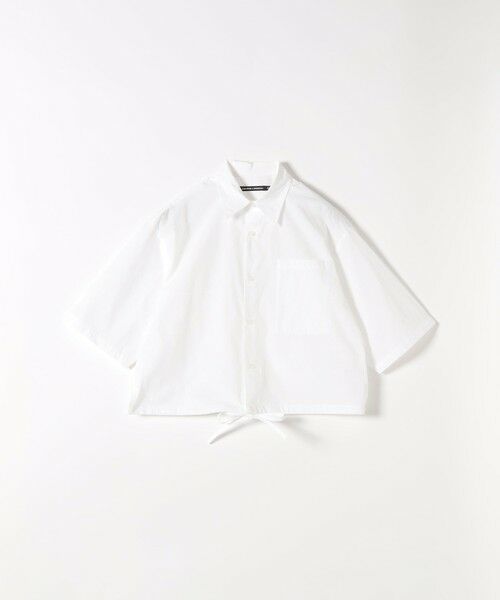 SHIPS / シップス シャツ・ブラウス | nicholson&nicholson:〈手洗い可能〉レギュラーカラー ショート シャツ（ホワイト）