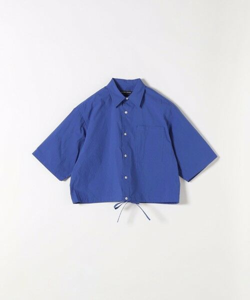 SHIPS / シップス シャツ・ブラウス | nicholson&nicholson:〈手洗い可能〉レギュラーカラー ショート シャツ（ブルー）