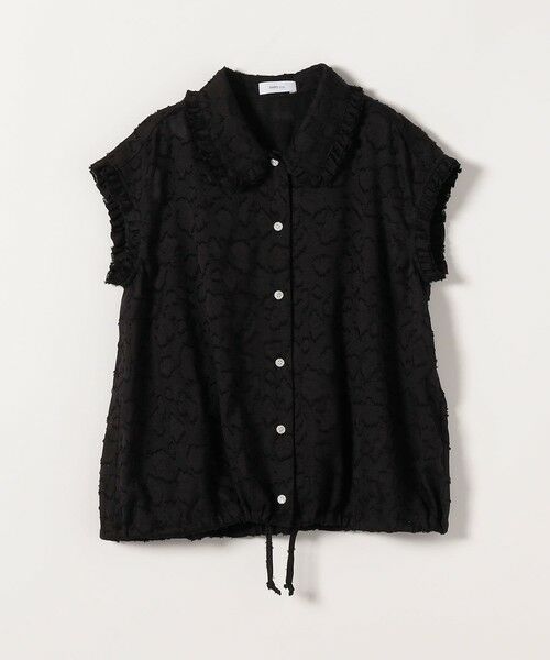 SHIPS / シップス シャツ・ブラウス | SHIPS any:〈洗濯機可能〉カット ジャカード ドロスト フレンチ スリーブ シャツ ブラウス | 詳細23