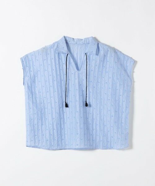 SHIPS / シップス シャツ・ブラウス | 《予約》SHIPS any:〈洗濯機可能〉ドット ジャカード タッセル スキッパー ブラウス | 詳細29