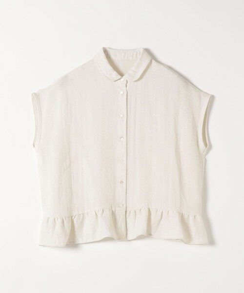 SHIPS / シップス シャツ・ブラウス | 《予約》SHIPS any:〈洗濯機可能〉カラミ フレンチ スリーブ ペプラム シャツ ブラウス | 詳細9