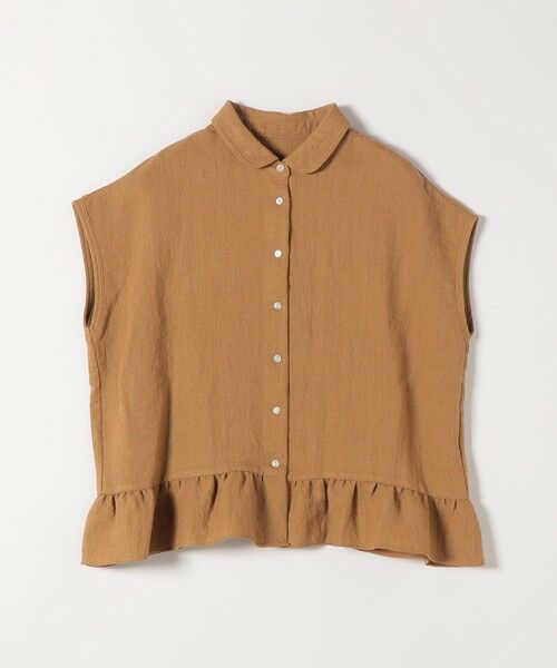 SHIPS / シップス シャツ・ブラウス | 《予約》SHIPS any:〈洗濯機可能〉カラミ フレンチ スリーブ ペプラム シャツ ブラウス | 詳細29