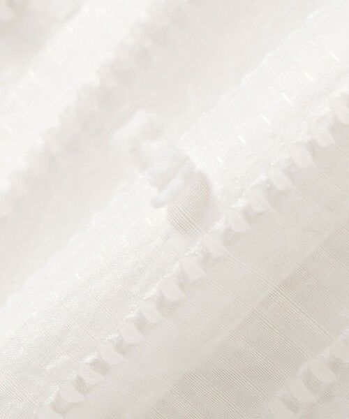 SHIPS / シップス シャツ・ブラウス | 《予約》SHIPS any:〈洗濯機可能〉ドット ジャカード フリル ノースリーブ シャツ ブラウス | 詳細10