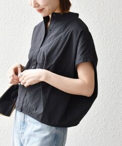 SHIPS / シップス シャツ・ブラウス | 《予約》SHIPS any:〈多機能/洗濯機可能〉シェルテック ドルマン バンド カラー シャツ