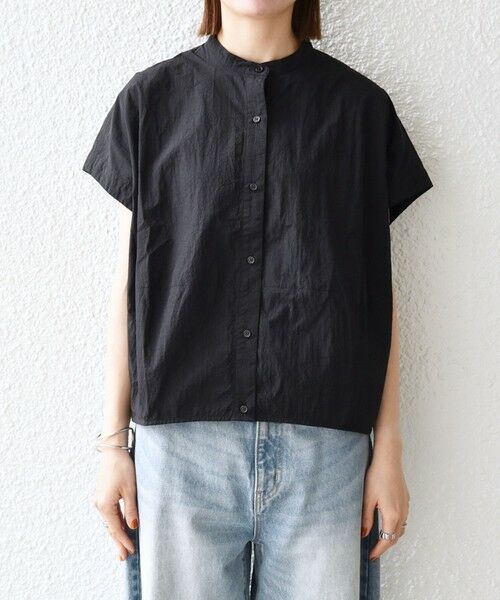 SHIPS / シップス シャツ・ブラウス | 《予約》SHIPS any:〈多機能/洗濯機可能〉シェルテック ドルマン バンド カラー シャツ | 詳細8