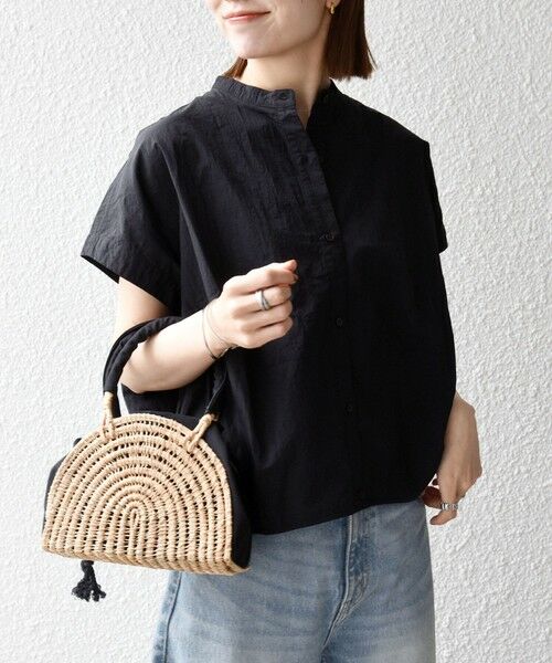 SHIPS / シップス シャツ・ブラウス | 《予約》SHIPS any:〈多機能/洗濯機可能〉シェルテック ドルマン バンド カラー シャツ | 詳細4