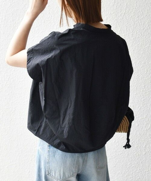 SHIPS / シップス シャツ・ブラウス | 《予約》SHIPS any:〈多機能/洗濯機可能〉シェルテック ドルマン バンド カラー シャツ | 詳細5