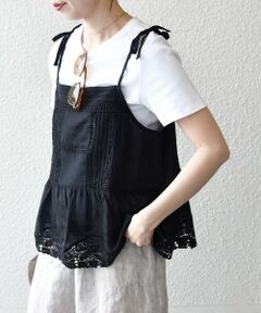 SHIPS / シップス シャツ・ブラウス | 《予約》SHIPS any:〈手洗い可能〉コットン レース ヘム キャミソール