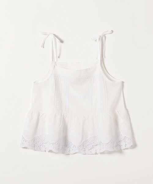 SHIPS / シップス シャツ・ブラウス | 《予約》SHIPS any:〈手洗い可能〉コットン レース ヘム キャミソール | 詳細8