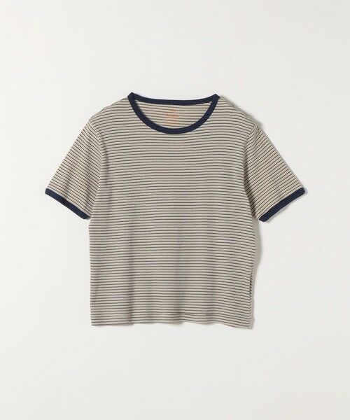 SHIPS / シップス Tシャツ | Healthknit:〈洗濯機可能〉リブ ボーダー TEE | 詳細6