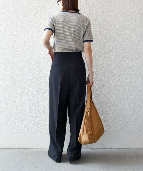 SHIPS / シップス Tシャツ | Healthknit:〈洗濯機可能〉リブ ボーダー TEE | 詳細2