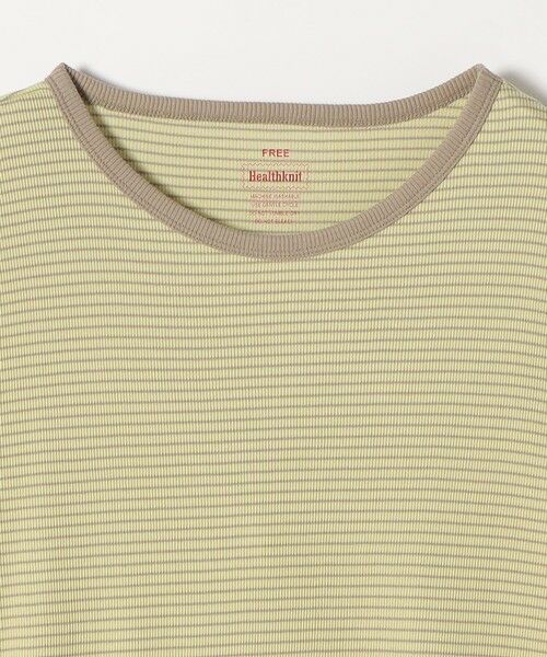 SHIPS / シップス Tシャツ | Healthknit:〈洗濯機可能〉リブ ボーダー TEE | 詳細9