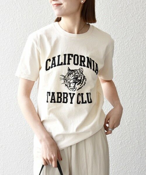 SHIPS / シップス Tシャツ | Mixta:〈洗濯機可能〉MIXTIGER プリント TEE（ナチュラル）