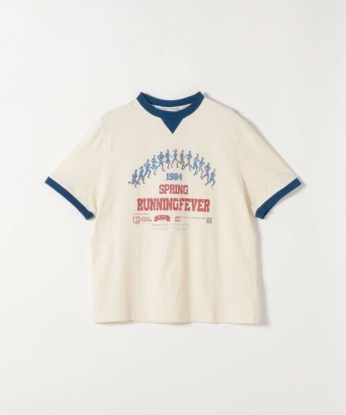 SHIPS / シップス Tシャツ | VITALSIGN:〈洗濯機可能〉プリント TEE（ナチュラル）