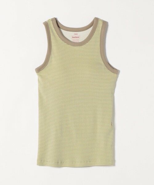 SHIPS / シップス その他インナー・ルームウェア | Healthknit:〈洗濯機可能〉カップ付き リブ ボーダー タンクトップ | 詳細14