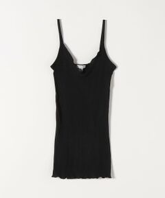 SHIPS / シップス キャミソール・チューブトップ | BASIC COTTON:〈洗濯機可能〉フリル リブ キャミソール