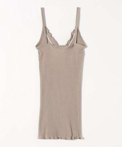 SHIPS / シップス キャミソール・チューブトップ | BASIC COTTON:〈洗濯機可能〉フリル リブ キャミソール | 詳細3