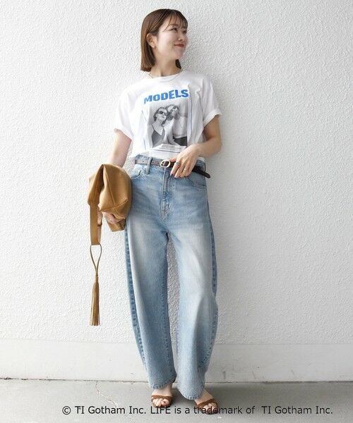 SHIPS / シップス Tシャツ | GOOD ROCK SPEED:〈洗濯機可能〉LPC ロゴ フォト プリント TEE | 詳細1