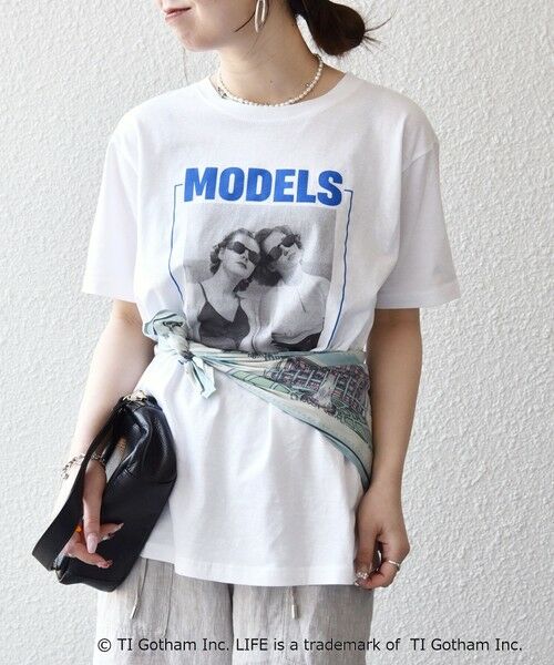 SHIPS / シップス Tシャツ | GOOD ROCK SPEED:〈洗濯機可能〉LPC ロゴ フォト プリント TEE | 詳細3