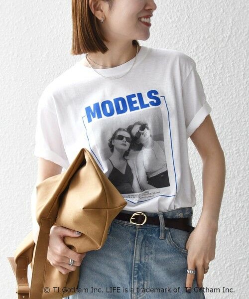 SHIPS / シップス Tシャツ | GOOD ROCK SPEED:〈洗濯機可能〉LPC ロゴ フォト プリント TEE | 詳細3