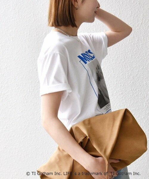 SHIPS / シップス Tシャツ | GOOD ROCK SPEED:〈洗濯機可能〉LPC ロゴ フォト プリント TEE | 詳細4