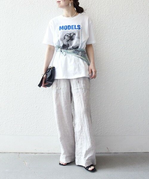 SHIPS / シップス Tシャツ | GOOD ROCK SPEED:〈洗濯機可能〉LPC ロゴ フォト プリント TEE | 詳細1