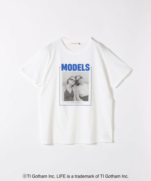 SHIPS / シップス Tシャツ | GOOD ROCK SPEED:〈洗濯機可能〉LPC ロゴ フォト プリント TEE（ホワイト）