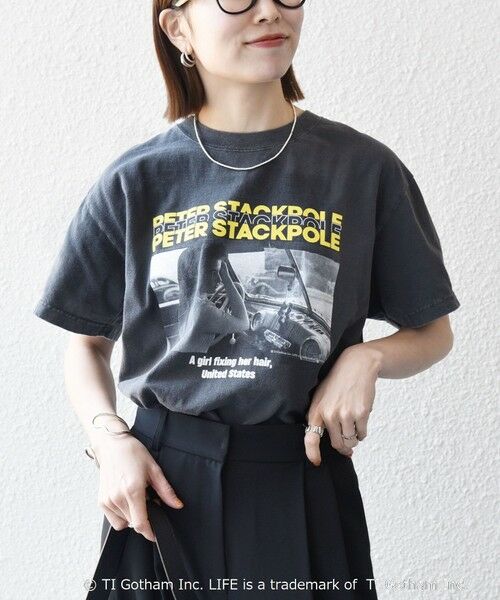 SHIPS / シップス Tシャツ | GOOD ROCK SPEED:〈洗濯機可能〉LPC ロゴ フォト プリント TEE | 詳細12