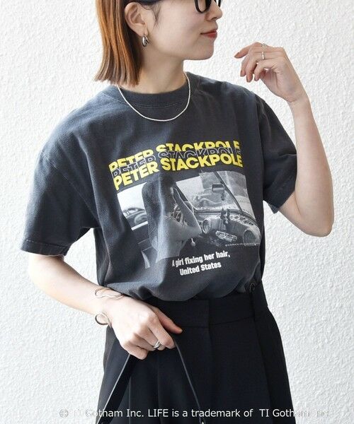 SHIPS / シップス Tシャツ | GOOD ROCK SPEED:〈洗濯機可能〉LPC ロゴ フォト プリント TEE | 詳細13