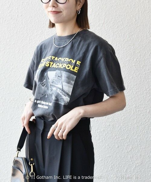 SHIPS / シップス Tシャツ | GOOD ROCK SPEED:〈洗濯機可能〉LPC ロゴ フォト プリント TEE | 詳細15